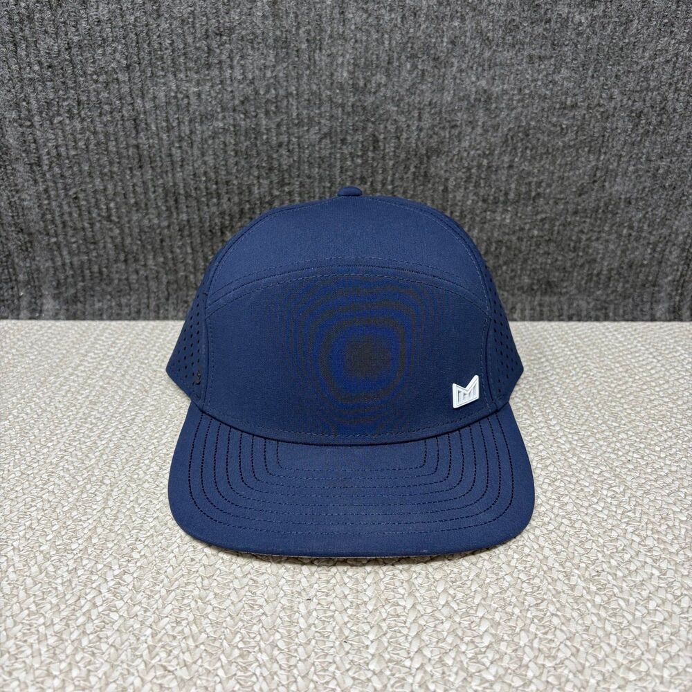 Melin Trenches Hydro Icon SnapBack Performance Hat Navy Blue Men’s XL 60cm